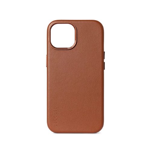 Decoded Leather Case with MagSafe for iPhone 15 - brown