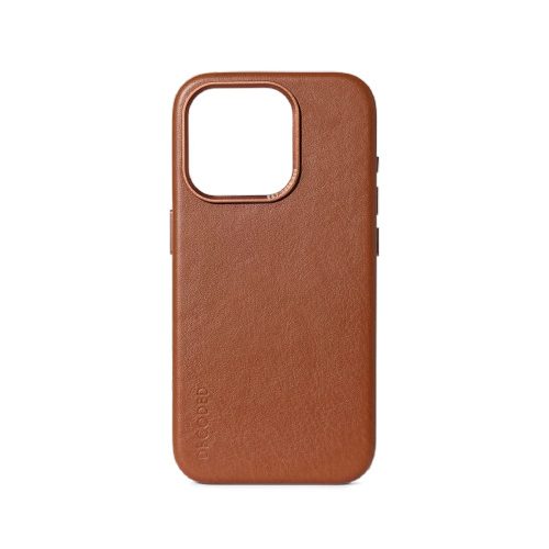 Decoded Leather Case with MagSafe for iPhone 15 Pro - brown