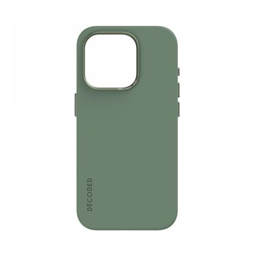 Decoded Silicone Case with MagSafe for iPhone 15 Pro - green