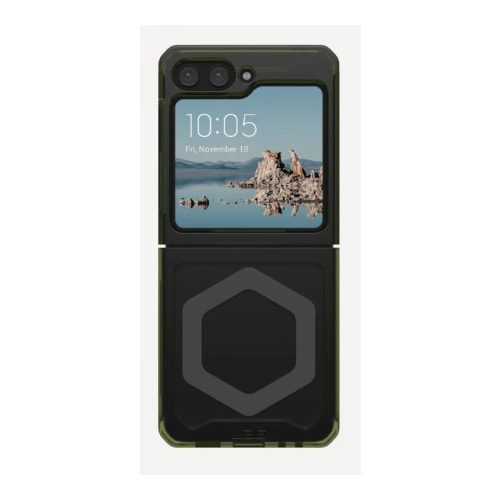 UAG Plyo Pro case with magnetic module for Samsung Galaxy Flip 5 - green-gray