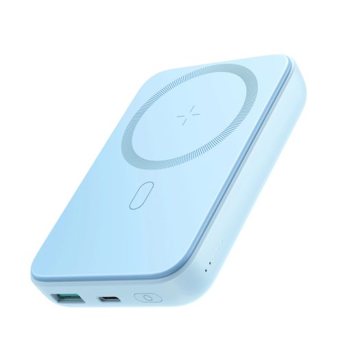 Joyroom JR-W020 20W 10000mAh MagSafe Powerbank + USB-A - USB-C 0.25m cable - light blue