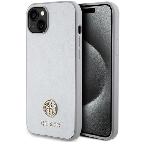 Guess GUHCP15MPS4DGPS iPhone 15 Plus 6.7" silver/silver hardcase Strass Metal Logo