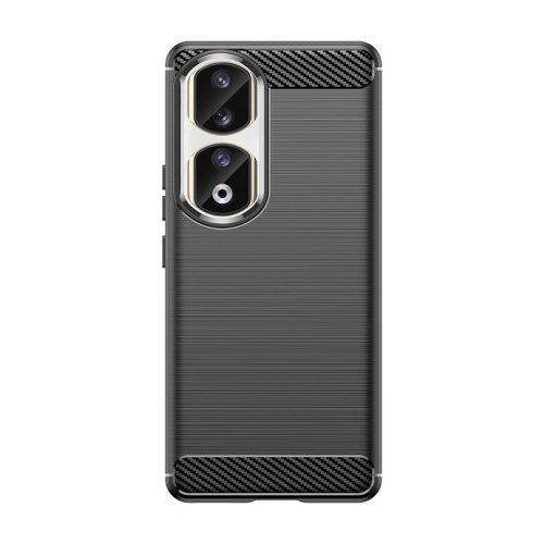 Carbon Case for Honor 90 Pro - black