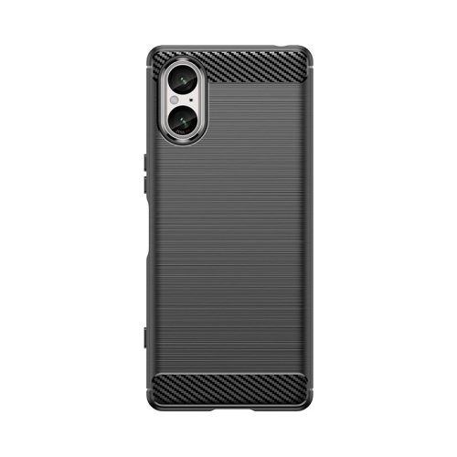 Carbon Case for Sony Xperia 5 V - black