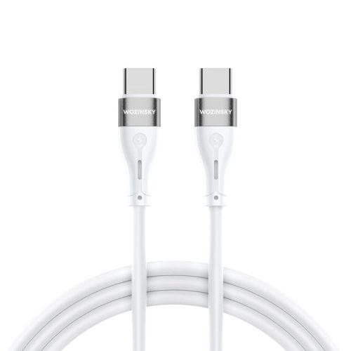 Wozinsky WSTCC1 USB-C / USB-C PD 65W cable 1 m long - white