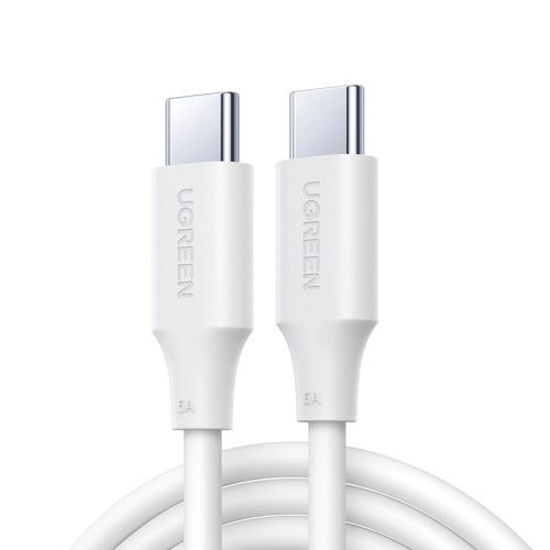 Ugreen US562 USB-C - USB-C PD QC cable 100W 480Mb/s 1m - white