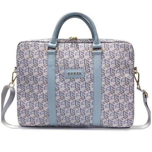 Guess GCube Stripes bag for a 16" laptop - blue