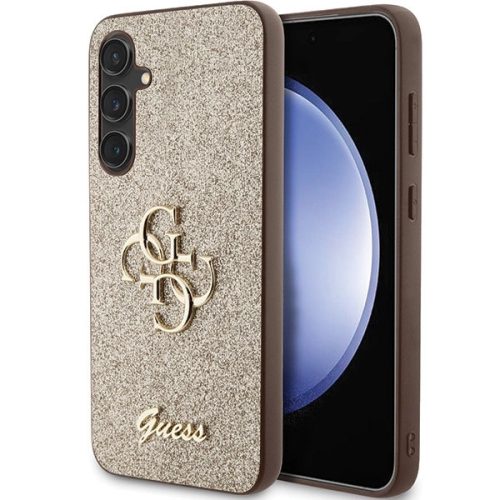 Guess GUHCS23FEHG4SGD S23 FE S711 gold/gold hardcase Glitter Script Big 4G