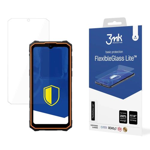 3mk FlexibleGlass Lite™ hybrid glass on Hotwav Cyber ​​13 Pro