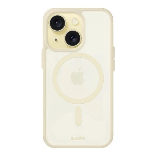 LAUT Huex Protect case with MagSafe for iPhone 13 / 14 / 15 - yellow