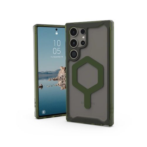 UAG Plyo Pro Magnet case for Samsung Galaxy S24 Ultra 5G with magnetic module - transparent green