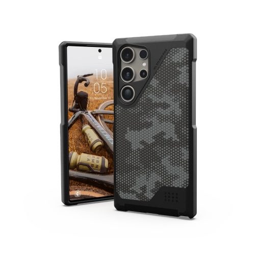 UAG Metropolis LT Magnet case for Samsung Galaxy S24 Ultra with magnetic module - black camouflage