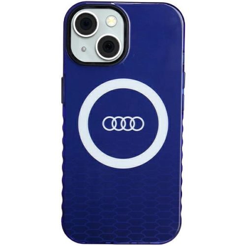 Audi IML Big Logo MagSafe case for iPhone 15 / 14 / 13 - blue