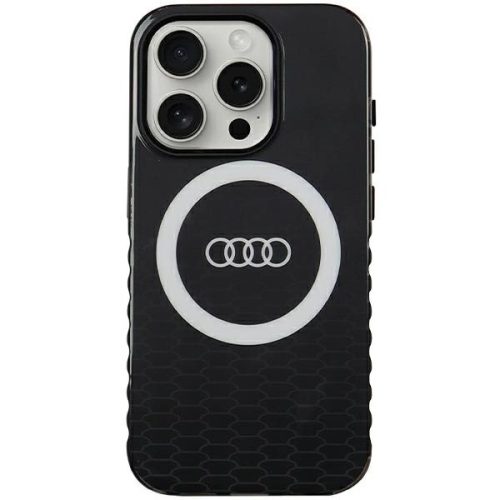 Audi IML Big Logo MagSafe case for iPhone 15 Pro - black