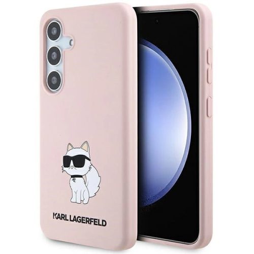 Karl Lagerfeld Silicone Choupette case for Samsung Galaxy S24 - pink