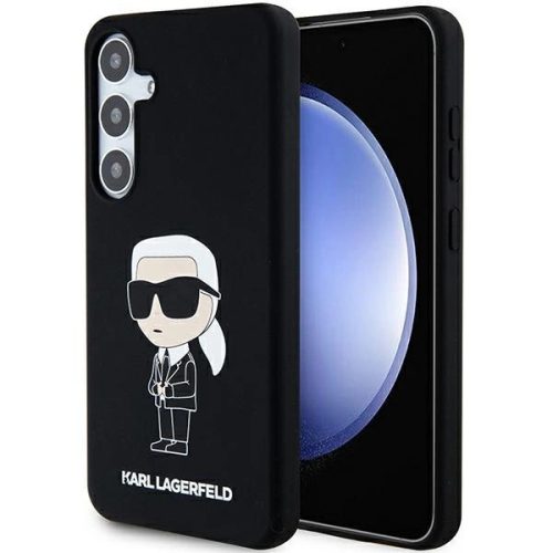 Karl Lagerfeld Silicone Ikonik case for Samsung Galaxy S24 - black