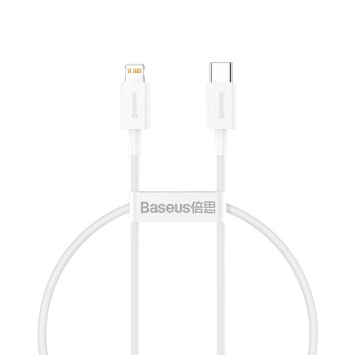 Baseus Superior Series USB-C / Lightning PD 20W 2 m cable - white