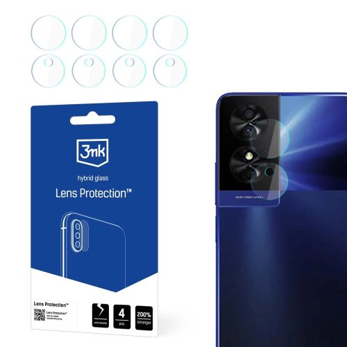 3mk Lens Protection™ hybrid camera glass for TCL 50 SE