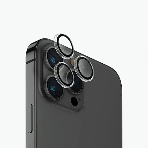 Uniq Optix Clear Camera Lens Protector for iPhone 15 Pro Max camera lens with applicator - transparent