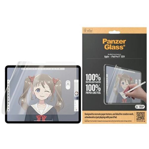 PanzerGlass GraphicPaper antibacterial foil with a glare filter for iPad Pro 11" 2024