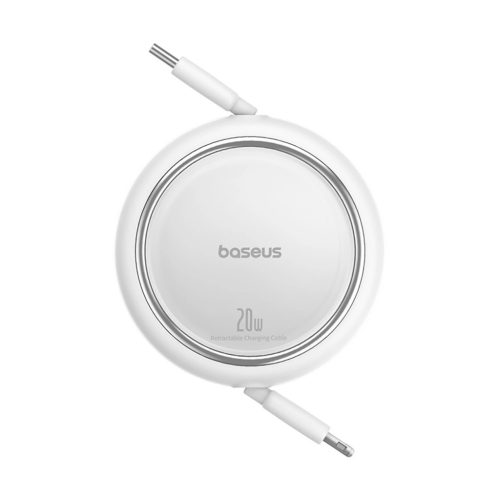 Baseus Free2Pull retractable USB-C / Lightning cable 20W 1m - white