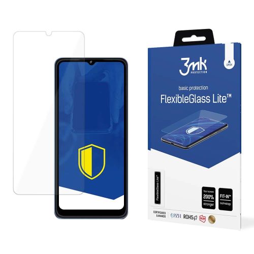 3mk FlexibleGlass Lite™ hybrid glass on T-Mobile T Phone Pro 5G / Revvl 6 Pro 5G