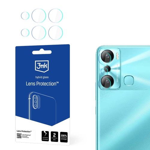 3mk Lens Protection™ hybrid camera glass for Infinix Hot 20i