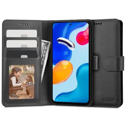 Tech-Protect Wallet case for Xiaomi Redmi Note 11 / 11S - black