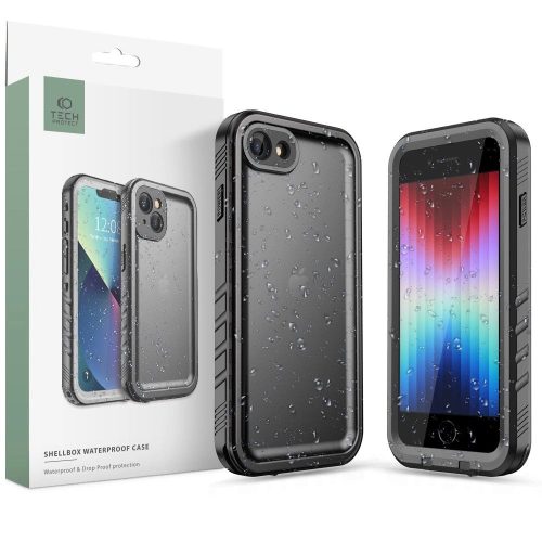 Tech-Protect ShellBox case waterproof IP68 for iPhone 7 / 8 / SE 2020 / 2022 - black