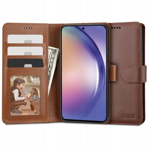 Tech-Protect Wallet case for Samsung Galaxy A54 5G - brown