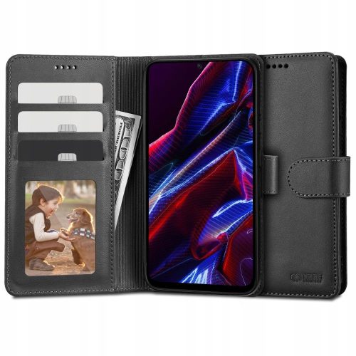 Tech-Protect Wallet case for Xiaomi Redmi Note 12 5G / Poco X5 5G - black