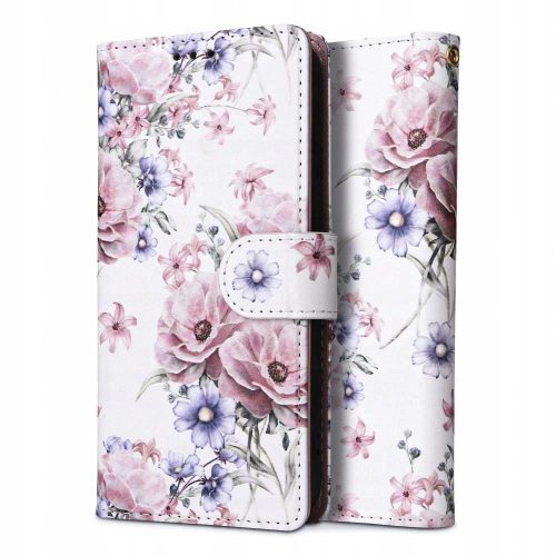 Tech-Protect Wallet case for Samsung Galaxy A34 5G - pink flowers