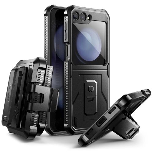 Tech-Protect Kevlar Pro case for Samsung Galaxy Z Flip 5 - black