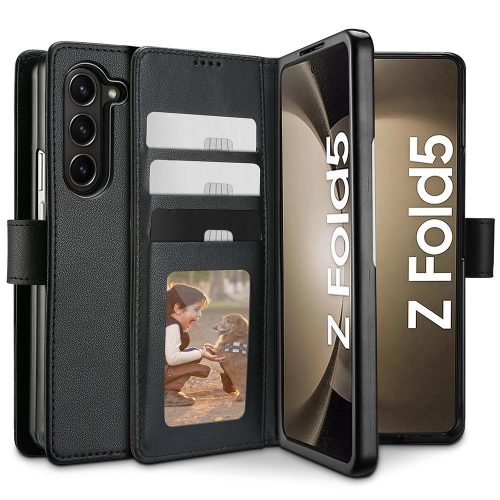 Tech-Protect Wallet case for Samsung Galaxy Z Fold 5 - black