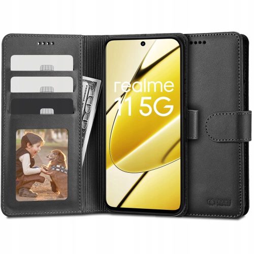 Tech-Protect Wallet case for Realme 11 5G - black