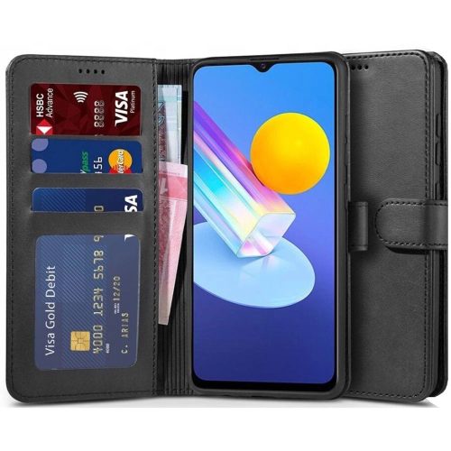 Tech-Protect Wallet case for Vivo Y72 5G - black