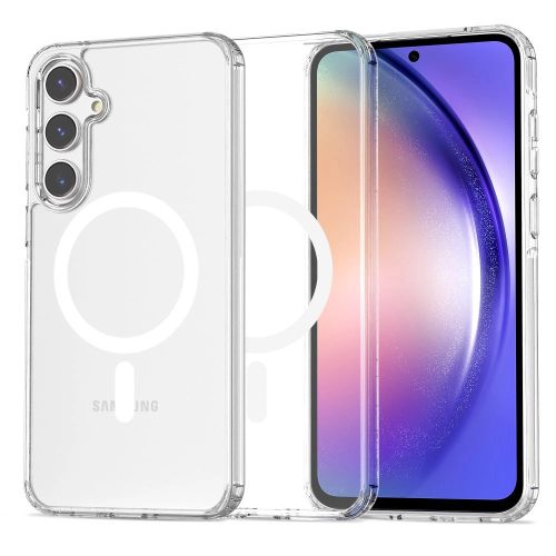 Tech-Protect FlexAir Hybrid MagSafe case for Samsung Galaxy A55 5G - transparent