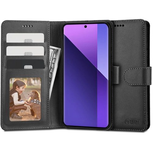 Tech-Protect Wallet case for Xiaomi Redmi Note 13 Pro+ 5G - black