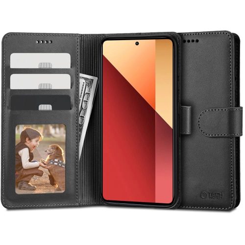 Tech-Protect Wallet Case for Xiaomi Redmi Note 13 Pro 4G / LTE / Poco M6 Pro 4G / LTE - Black