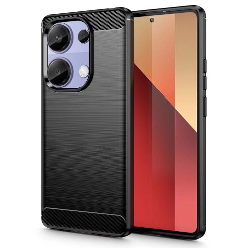 Tech-Protect TPUCarbon Case for Xiaomi Redmi Note 13 Pro 4G / LTE - Black