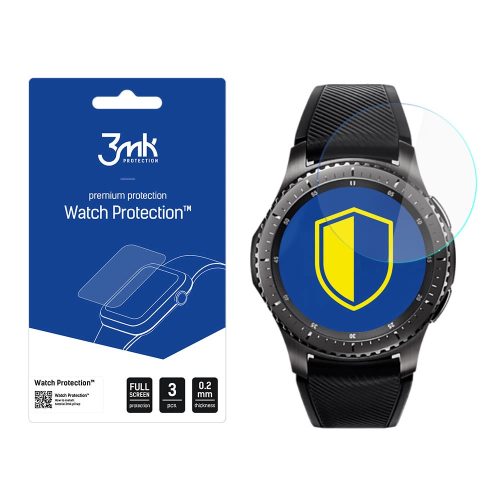 3mk Watch Protection™ v. FlexibleGlass hybrid glass on Samsung Gear S3 Frontier