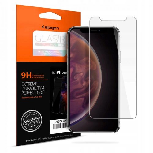 TEMPERED GLASS Spigen GLAS.TR SLIM IPHONE 11 PRO / X / XS