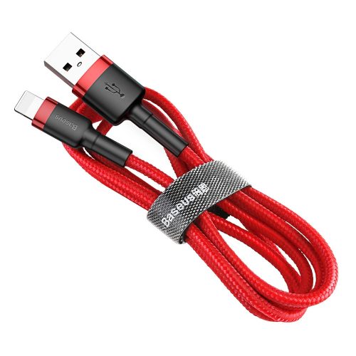 Baseus Cafule USB-A / Lightning 2.4A QC 3.0 cable 0.5 m - red