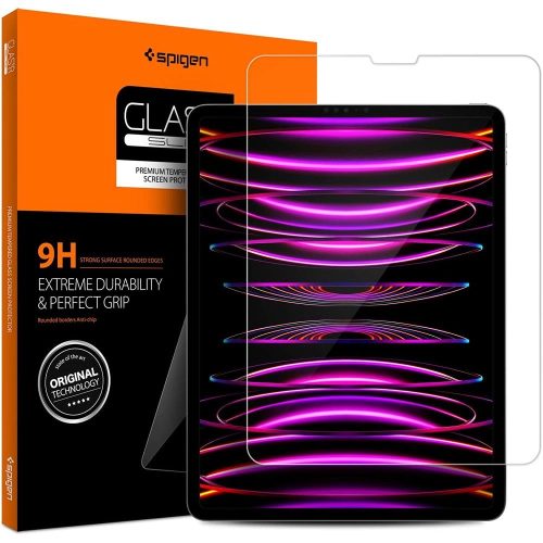 TEMPERED GLASS Spigen GLAS.TR SLIM IPAD PRO 12.9 2020 / 2021 / 2022 CLEAR