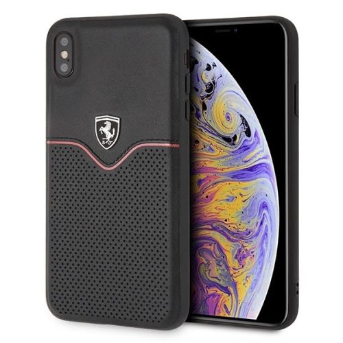 Ferrari Hardcase FEOVEHCI65BK iPhone Xs Max black/black Off Track Victory