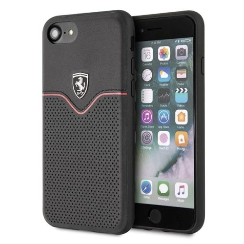 Ferrari Hardcase FEOVEHCI8BK iPhone 7/8 SE2020 / SE 2022 black/black Off Track Victory