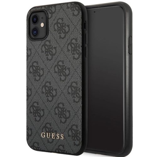 Guess GUHCN61G4GG iPhone 11 6.1" / Xr grey/grey hard case 4G Collection