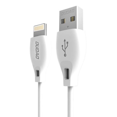 Dudao cable USB / Lightning cable 2.4A 1m white (L4L 1m white)