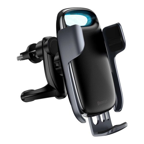 Baseus Milky Way Qi Wireless Car Charger 15W Electric Phone Holder Black (WXHW02-01)