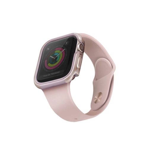 UNIQ etui Valencia Apple Watch Series 4/5/6/SE 40mm. różowo-złoty/blush gold pink